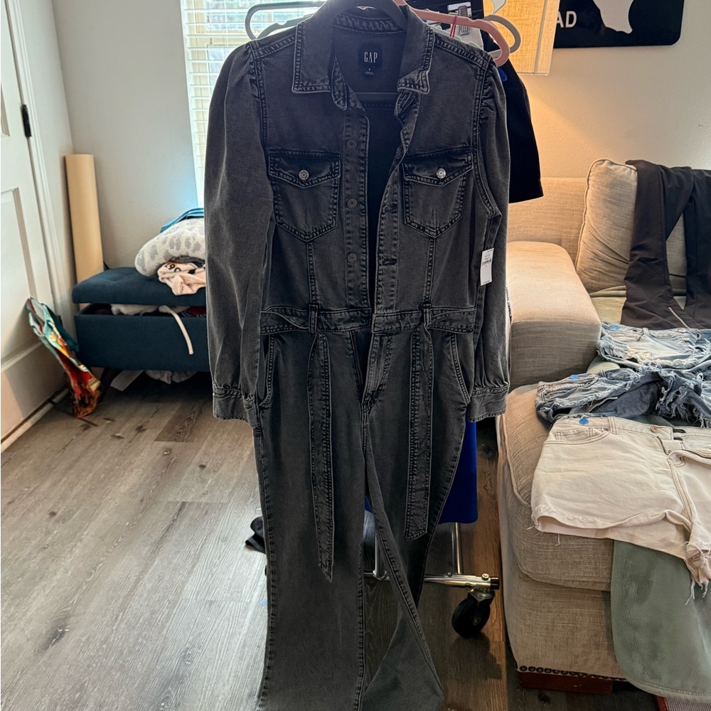 GAP Black Jumpsuit with Classic Style